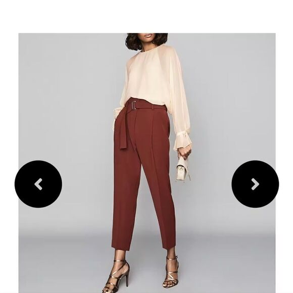 Reiss eboni layered long sleeve top - Picture 6 of 8